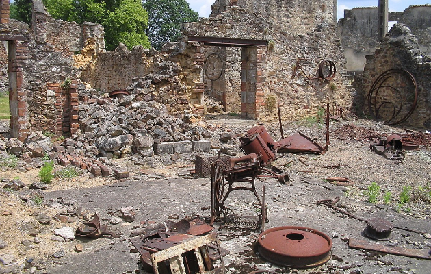 prikazna za francuskoto selo oradur sur glan i mracnata strana na vojnata 1