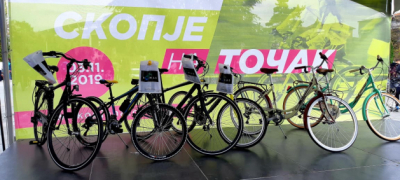 skopje pokaza deka e grad za velosipedi okolu 2000 prijatevni na skopje na tocak 01 povekje