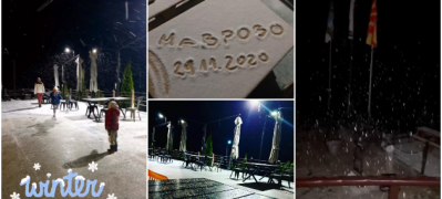 padna prviot sneg na planinite niz makedonija foto video 1 povekje