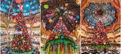 novogodisnata magija pristigna vo pariz fotki od raskosnata elka vo galerija lafayette 001 povekje