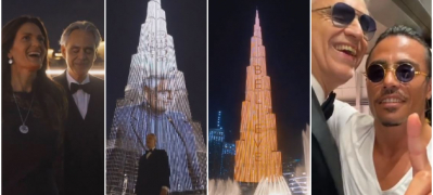 se povrzuva preku muzika andrea bocheli objavi mokjno video od dubai a potoa mu peeshe na salt bae 1 povekje