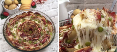 vikend ruchek cvet torta od kompiri so rastopen kashkaval i prshuta 1 povekje
