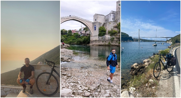 dime trajanovski so velosiped niz vrna gora hrvatska i bosna a mozebi nekogas ke go obikoli i celiot svet 9