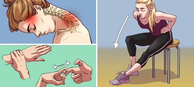 Вежби за истегнување кои ќе ве спасат од болки во телото и вкочанетоста заради долго седење