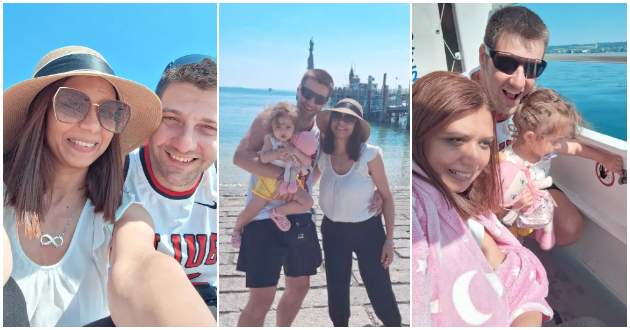 Емра Куртишова на одмор во Германија - насмеана покрај сопругот и ќерката, пловат по Боденското Езеро