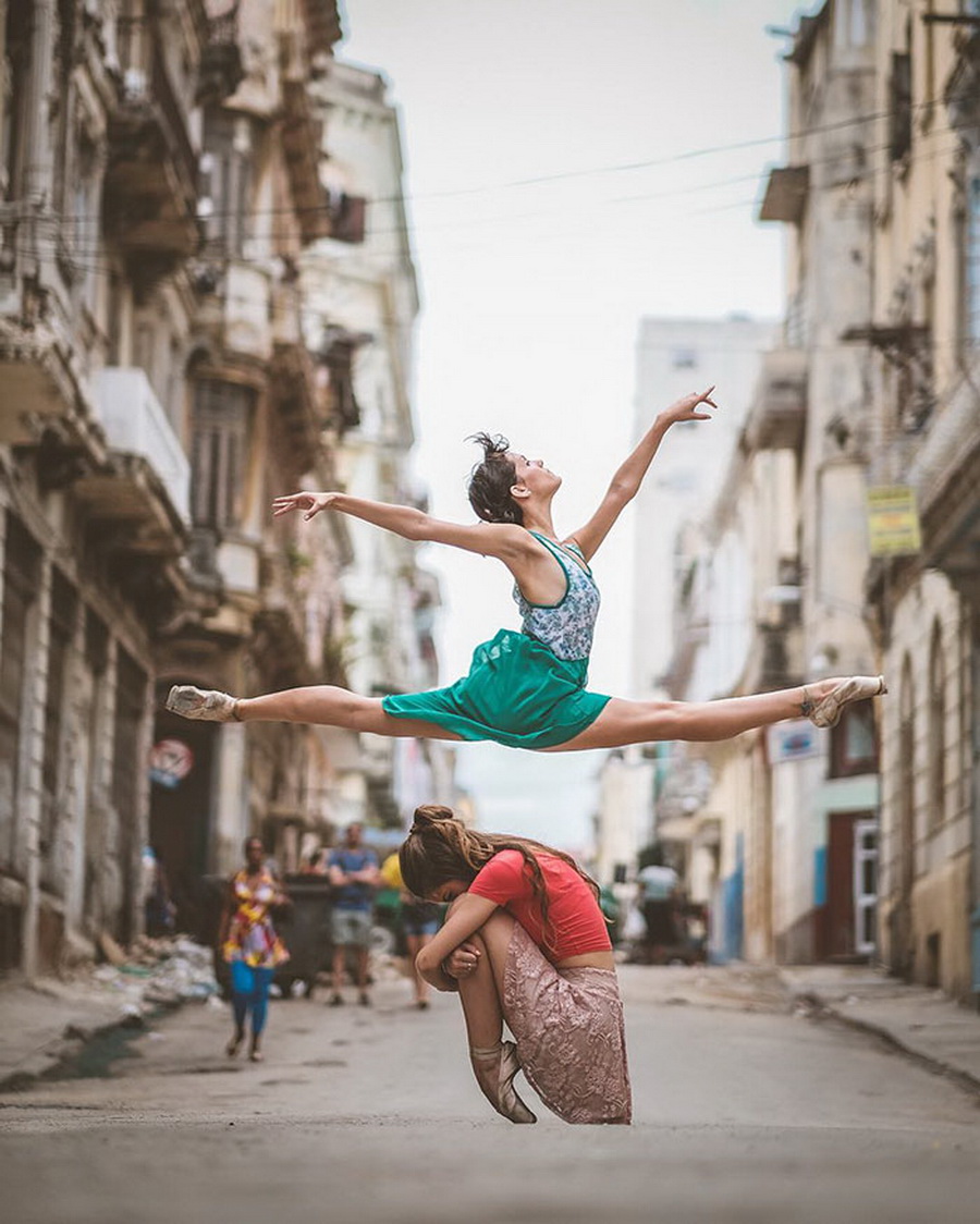 Танцоры балета на улицах Нью-Йорка фотограф Omar z Robles