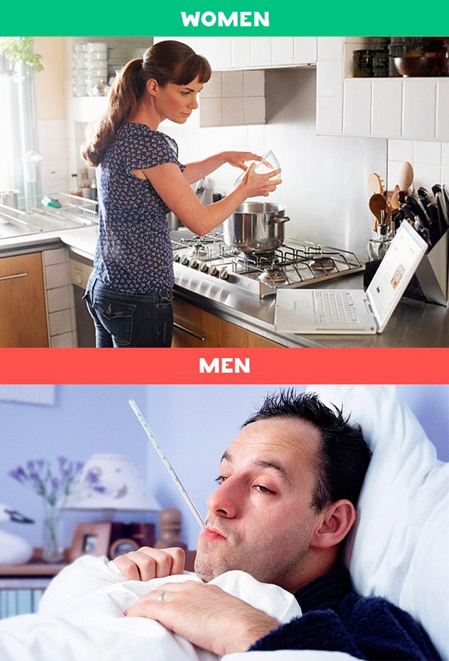 Мужчина и женщина юмор