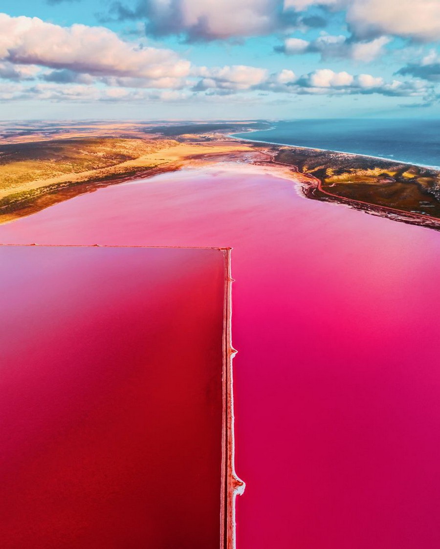 Розовый водоем в крыму. Озеро Лагуна Хатт Австралия. Сасык-Сиваш. Озеро Ретба Сенегал. Ретба — розовое озеро в Сенегале..